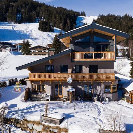 Ski In - Ski Out Panoramaferienhaus Breitmoos Neben Mittelstation Mittersill Bagian luar foto